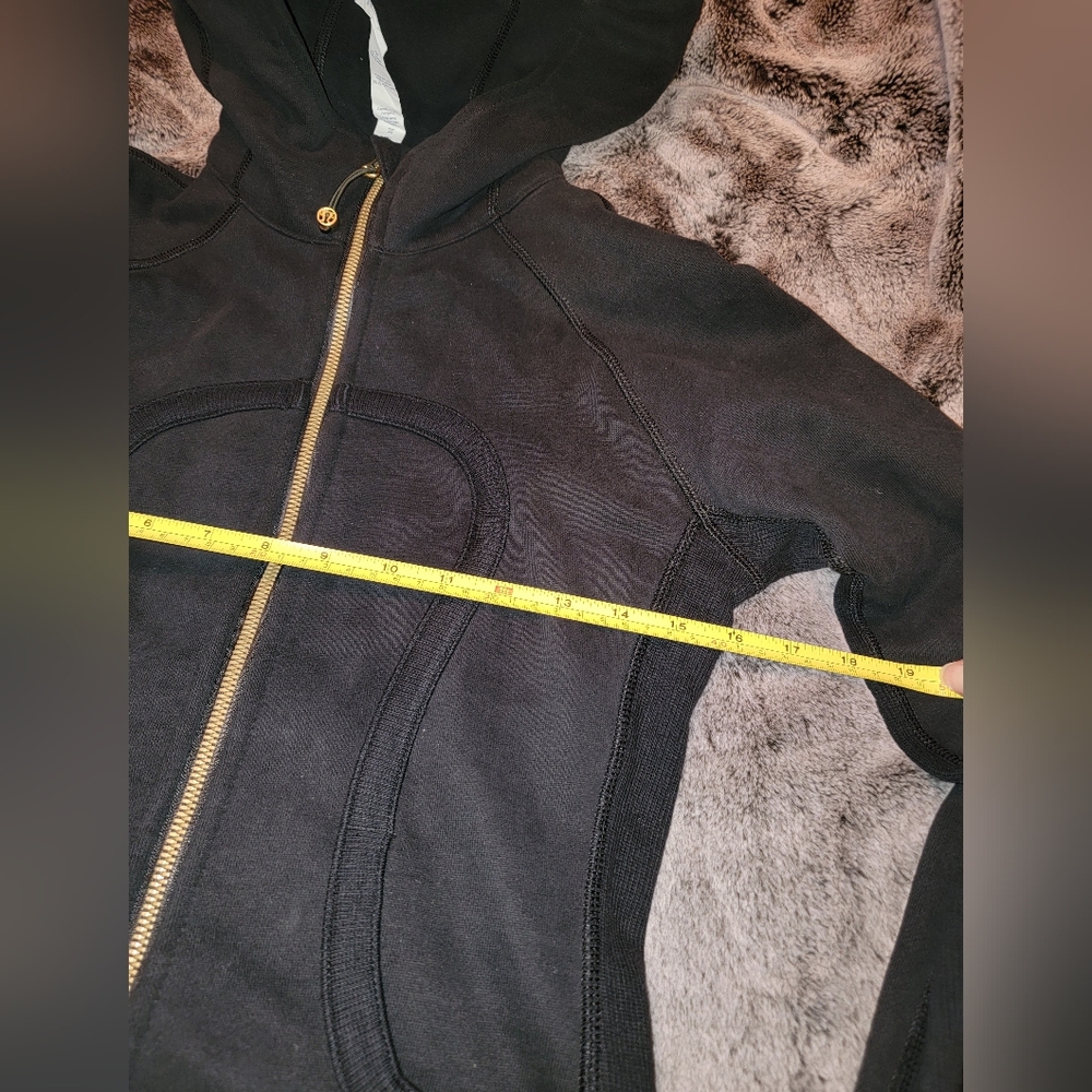 Lululemon Black And Green Scuba Full Zip Size 4 - Picture 10 of 11